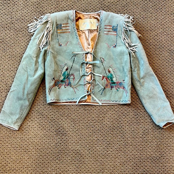 Patricia Wolf Jackets & Blazers - Patricia Wolf Fringe Jacket